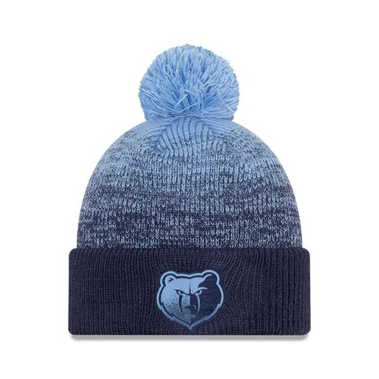 Gorras New Era Beanies Azules - Memphis Grizzlies NBA Back Half 02643QBAX